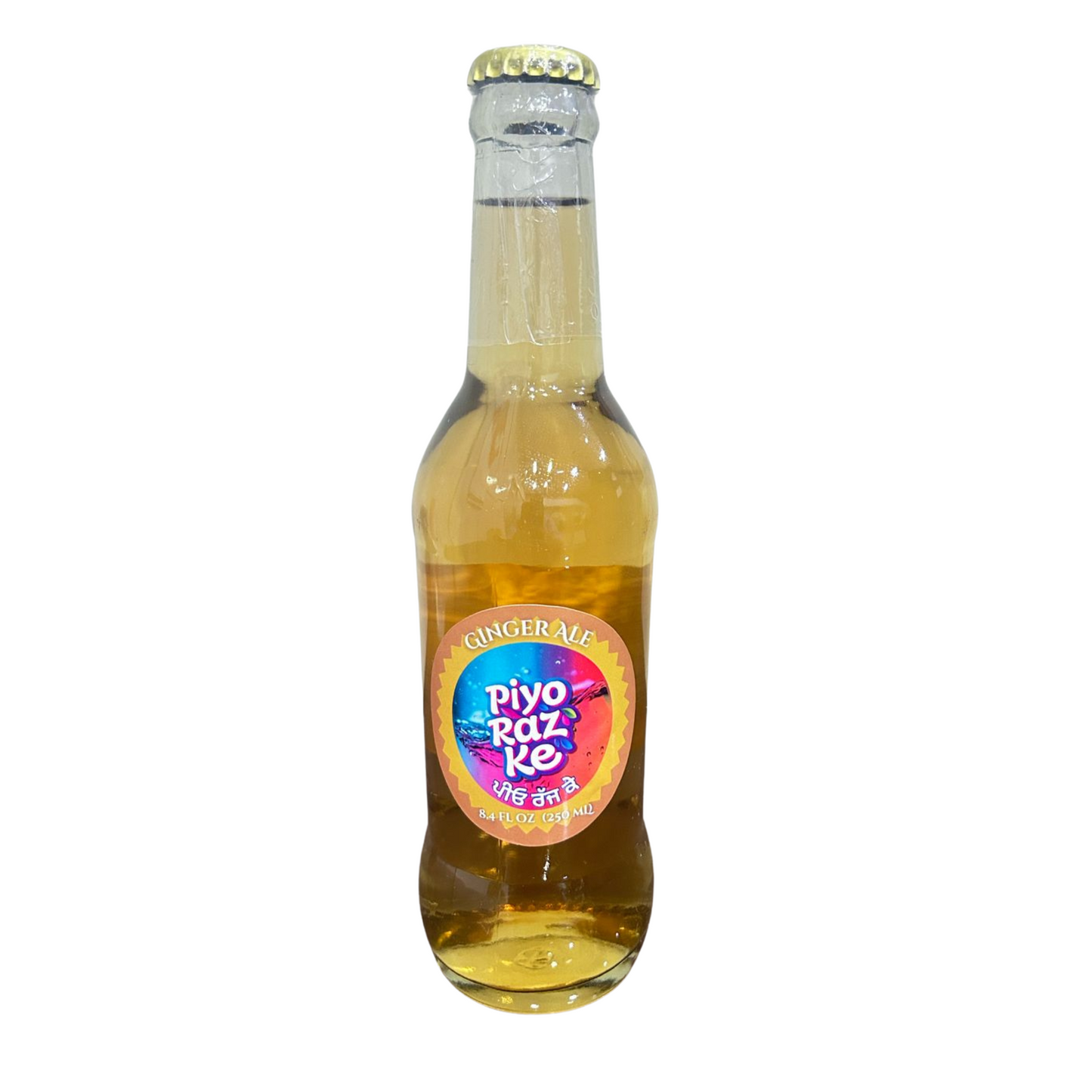 PIYO Ginger Ale Glass Bottle - 12 Bottles X 250 ml