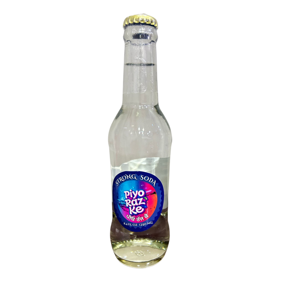 PIYO Strong Soda Glass Bottle - 12 Bottles X 250 ml