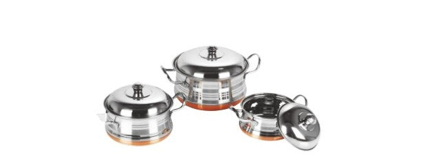 COPPER BASE HANDI WITH LID 1SET