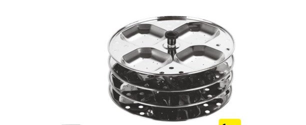 SS SQUARE IDLY STAND 1PC