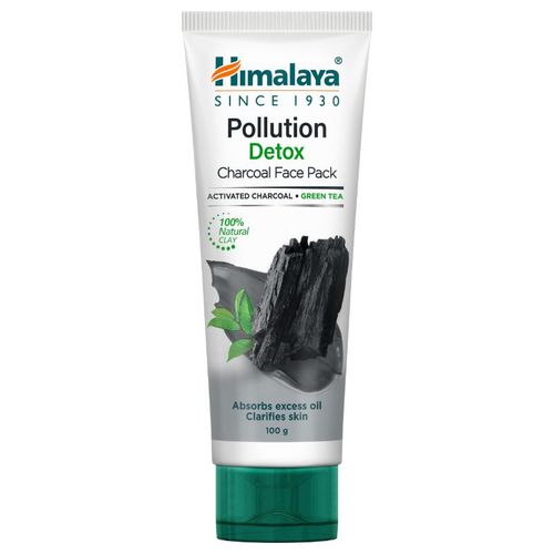 HIMALAYA POLLUTION DETOX CHARCOAL FACE PACK 100 GM X 12 PCS