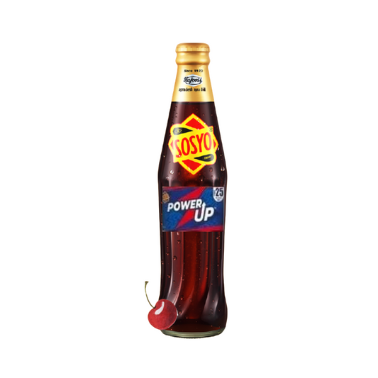Sosyo Power Up Glass Bottle - 12 Bottles X 300 ml