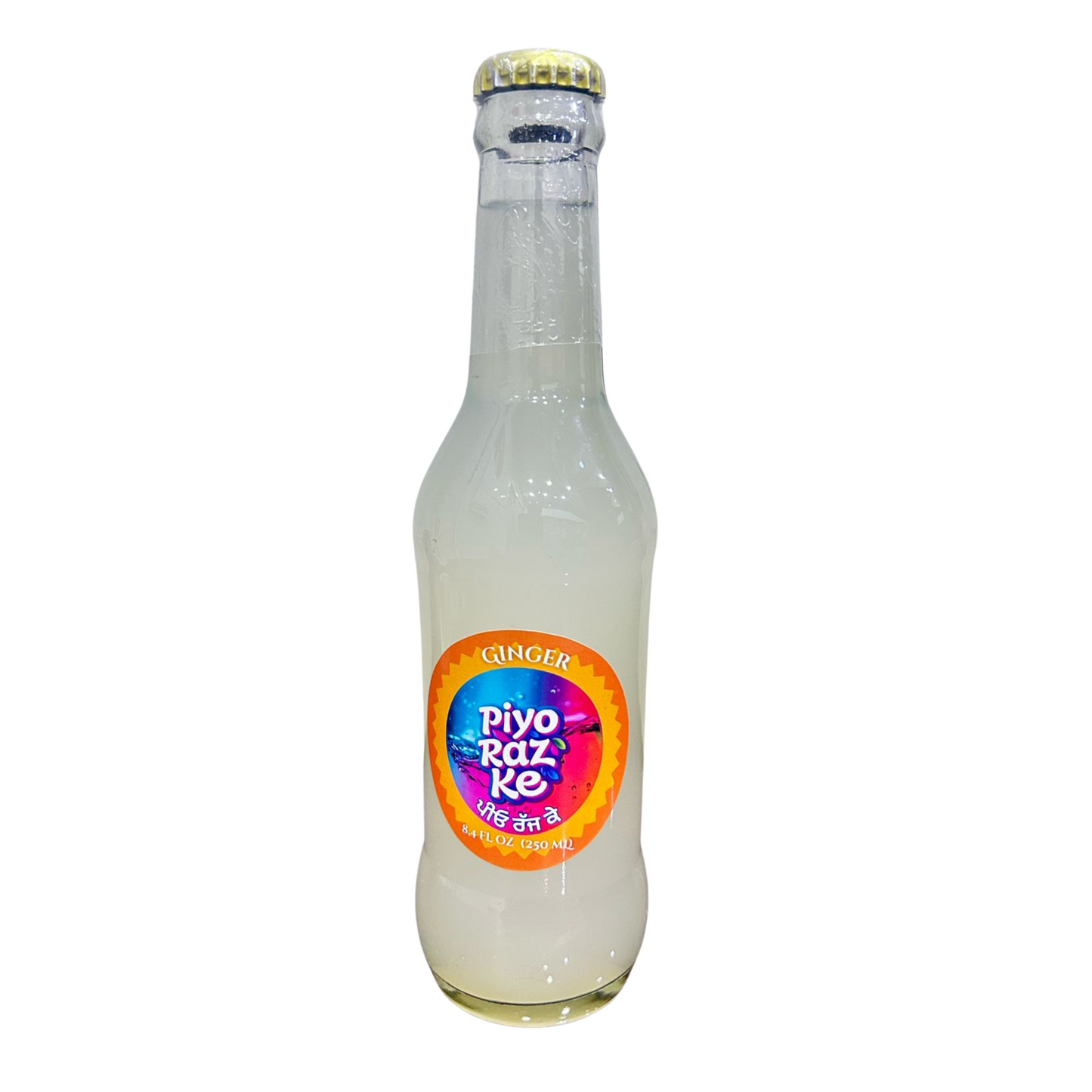 PIYO Ginger Glass Bottle - 12 Bottles X 250 ml