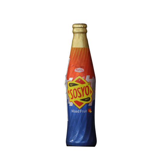 Sosyo Mixed Fruit Flavoured Glass Bottle - 12 Bottles X 300 ml