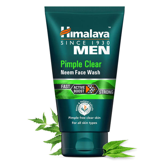 HIMALAYA MEN'S PIMPLE CLEAR NEEM FACE WASH 50G X 12PCS