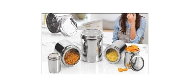 SEETHROUGH UBHA DABBA SETS 1SET