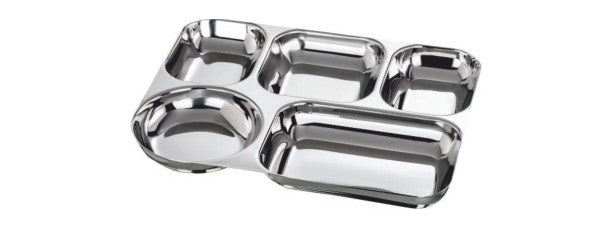 5In1 CHATNI LUNCH PLATE 1PC