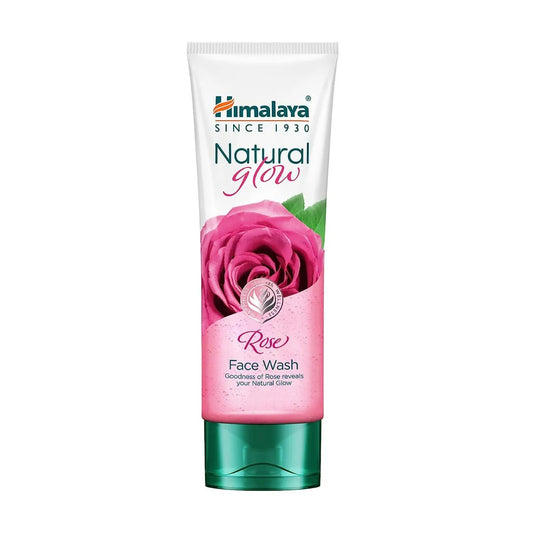 HIMALAYA NATURAL GLOW ROSE FACE WASH 100 GM X 12 PCS