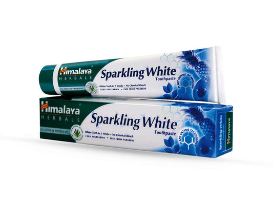 HIMALAYA SPARKLING WHITE TOOTHPASTE 150 GM X 12 PCS